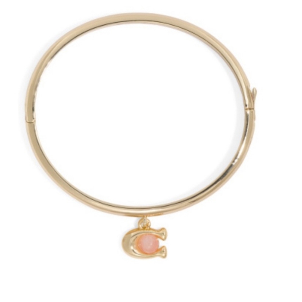 Coach Gold Bangle with “C” design  NWT $95 Retail
